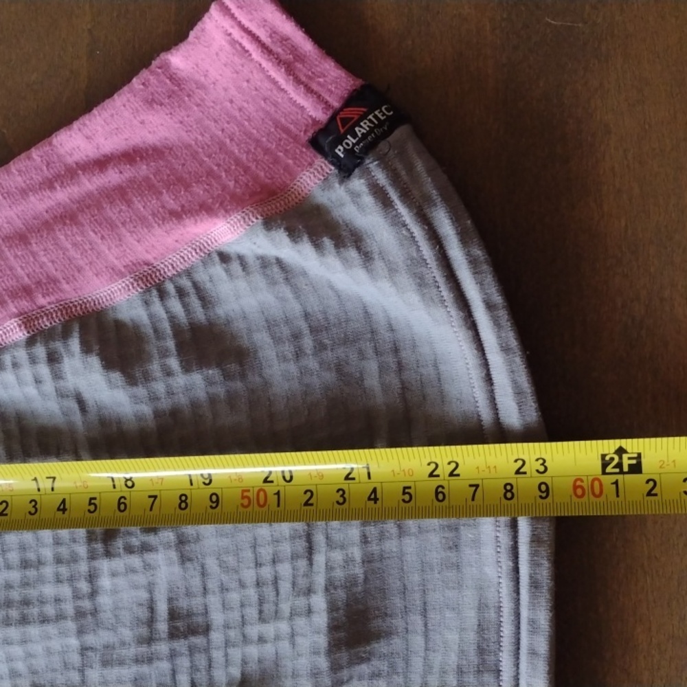 Women's Cabela's Polartec Base Layer Top Sz S Reg 🩷/🩶 - Picture 9 of 11